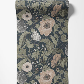 Dutch Wallcoverings Dutch Wallcoverings - FC Fagelsang- Anemone Blue - 44103