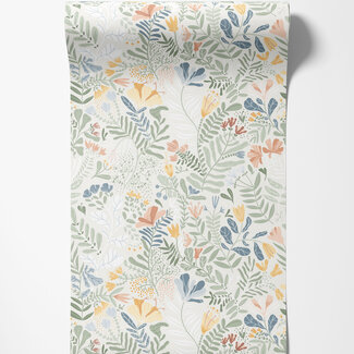 Dutch Wallcoverings Dutch Wallcoverings - FC Fägring- Brittsommar blauw/groen - 22005