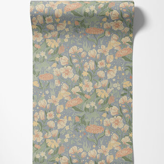 Dutch Wallcoverings Dutch Wallcoverings - FC Fägring- Hava roze/grijs - 22013