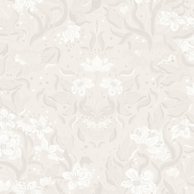 Dutch Wallcoverings Dutch Wallcoverings - FC Fägring- Lisa lichtbeige - Vliesbehang - 10m x 53cm - 22016