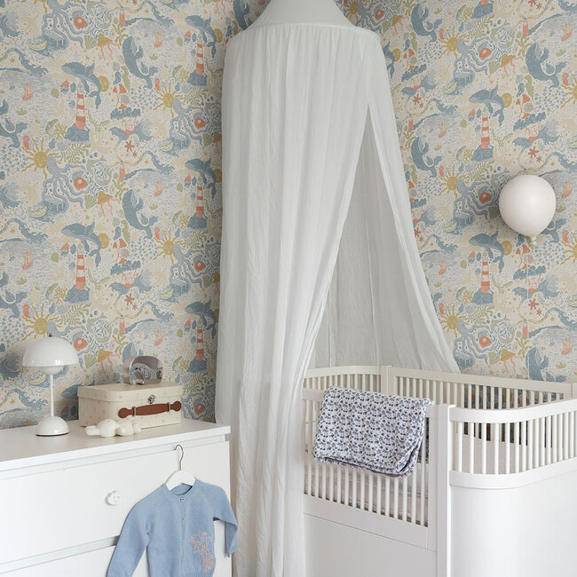 Dutch Wallcoverings Dutch Wallcoverings - FC Resan- Havet Multi - Vliesbehang - 10m x 53cm - 29015