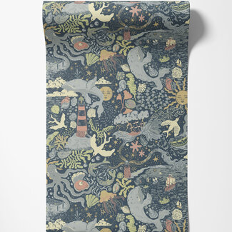 Dutch Wallcoverings Dutch Wallcoverings - FC Resan- Havet Dark blue - 29018