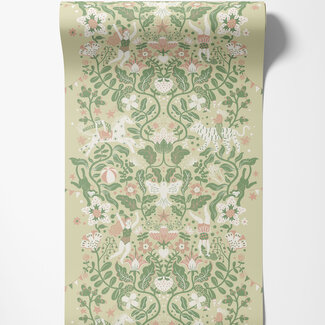 Dutch Wallcoverings Dutch Wallcoverings - FC Resan- Cirkus Light green - 29026