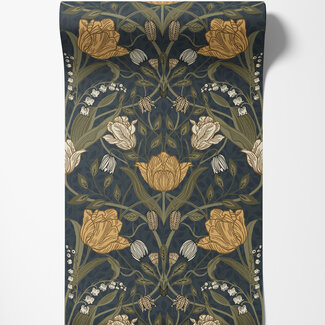 Dutch Wallcoverings Dutch Wallcoverings - FC Gronhaga- Filippa Blue - 44106