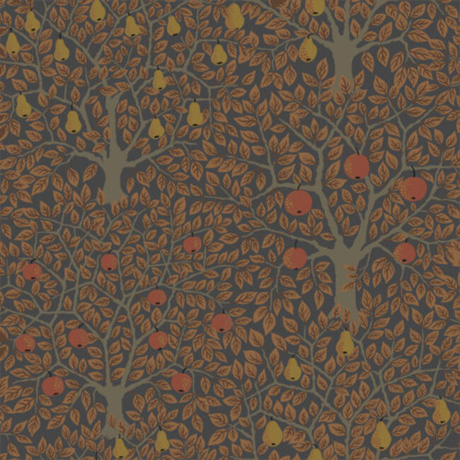 Dutch Wallcoverings Dutch Wallcoverings - FC Gronhaga- Pomona Chocolate - Vliesbehang - 10m x 53cm - 44109