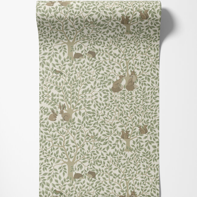 Dutch Wallcoverings Dutch Wallcoverings - FC Gronhaga- Per White - Vliesbehang - 10m x 53cm - 44111