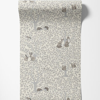 Dutch Wallcoverings Dutch Wallcoverings - FC Gronhaga- Per Grey - 44112