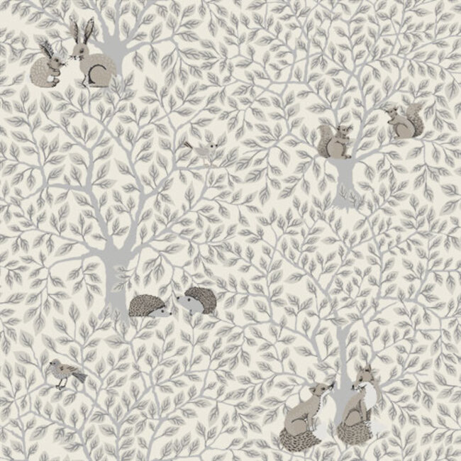 Dutch Wallcoverings Dutch Wallcoverings - FC Gronhaga- Per Grey - Vliesbehang - 10m x 53cm - 44112