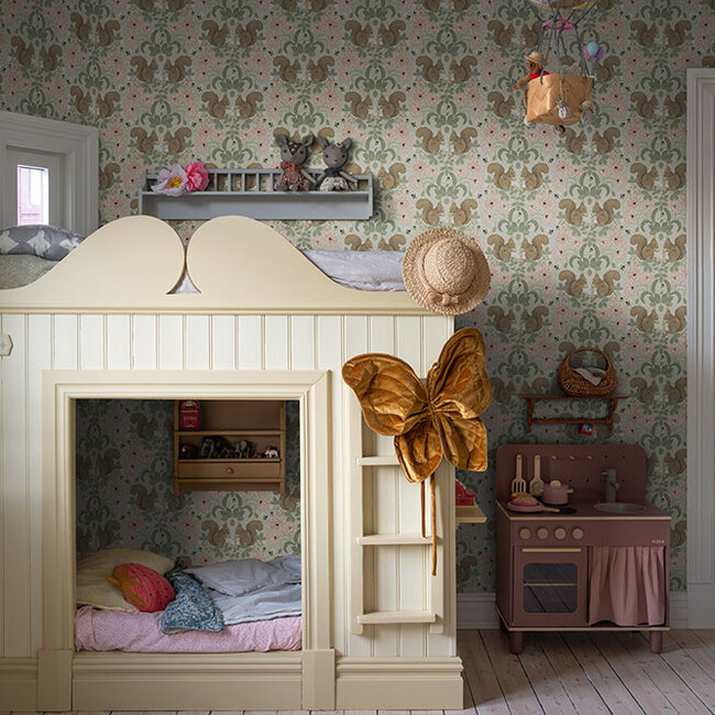 Dutch Wallcoverings Dutch Wallcoverings - FC Gronhaga- Kurre White - Vliesbehang - 10m x 53cm - 44120