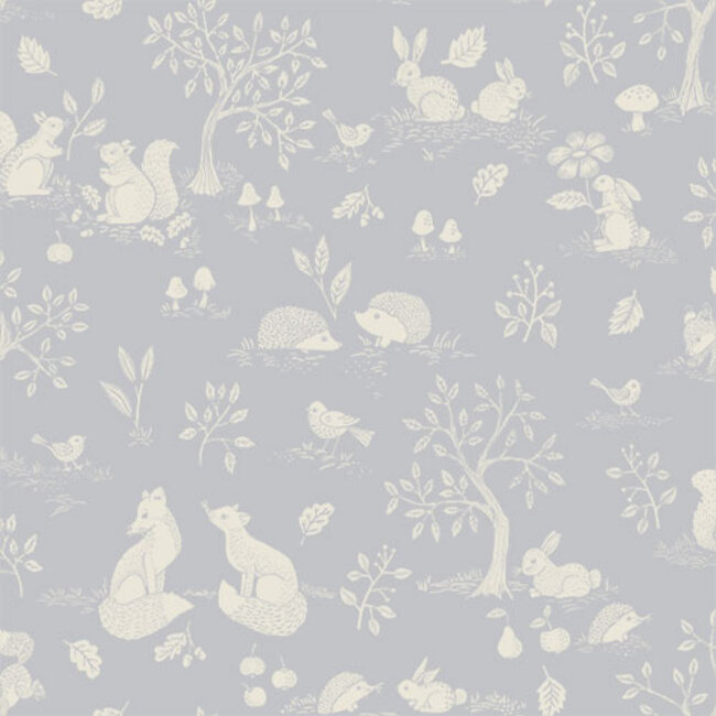 Dutch Wallcoverings Dutch Wallcoverings - FC Gronhaga- Ivar Light blue - Vliesbehang - 10m x 53cm - 44128
