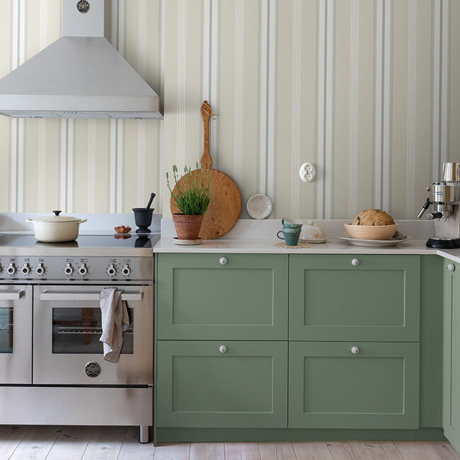 Dutch Wallcoverings Dutch Wallcoverings - FC Havsblick- Fridolf Beige - Vliesbehang - 10m x 53cm - 39011