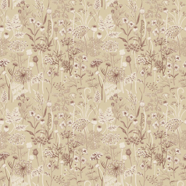 Dutch Wallcoverings Dutch Wallcoverings - FC Havsblick- Dara Old rose - Vliesbehang - 10m x 53cm - 39020