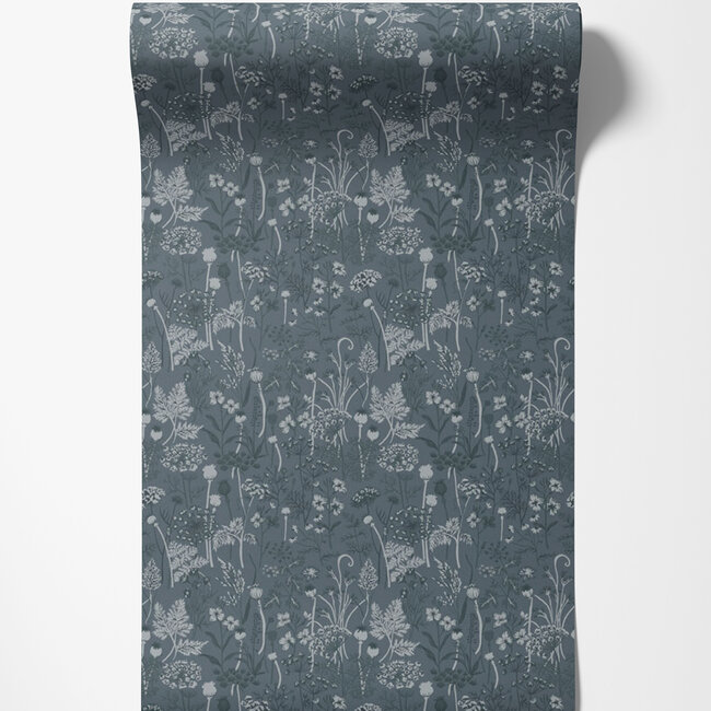 Dutch Wallcoverings Dutch Wallcoverings - FC Havsblick- Dara Blue - Vliesbehang - 10m x 53cm - 39022