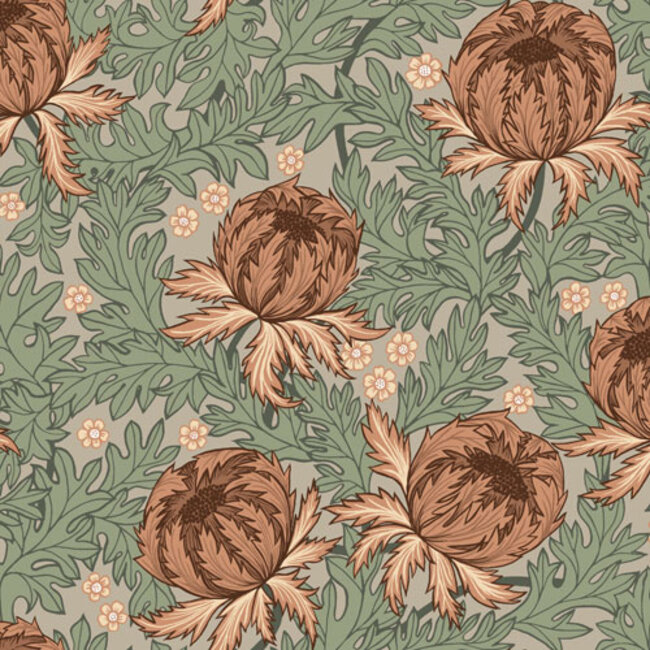 Dutch Wallcoverings Dutch Wallcoverings - FC Havsblick- Arthur Beige - Vliesbehang - 10m x 53cm - 39025