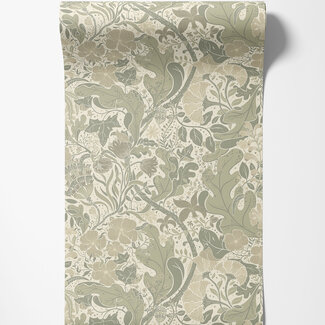 Dutch Wallcoverings Dutch Wallcoverings - FC Hjärterum- Elise wit - 83105