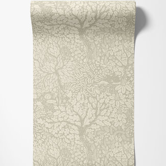 Dutch Wallcoverings Dutch Wallcoverings - FC Hjärterum- Olle beige/grijs - 83110