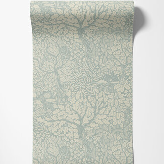 Dutch Wallcoverings Dutch Wallcoverings - FC Hjärterum- Olle lichtblauw - 83112