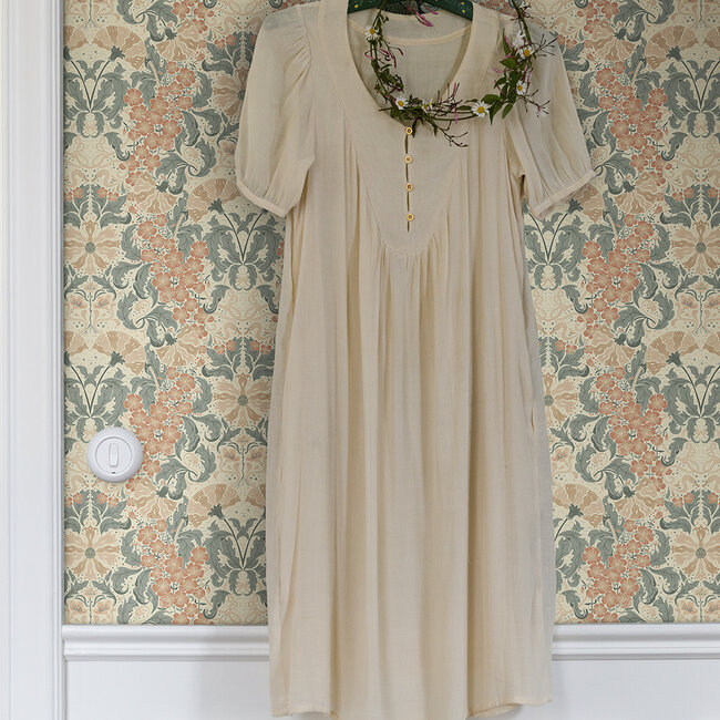 Dutch Wallcoverings Dutch Wallcoverings - FC Hjärterum- Öjvind beige - Vliesbehang - 10m x 53cm - 83116