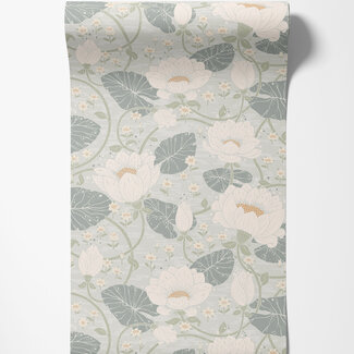 Dutch Wallcoverings Dutch Wallcoverings - FC Hjärterum- Eva grijs - 83121