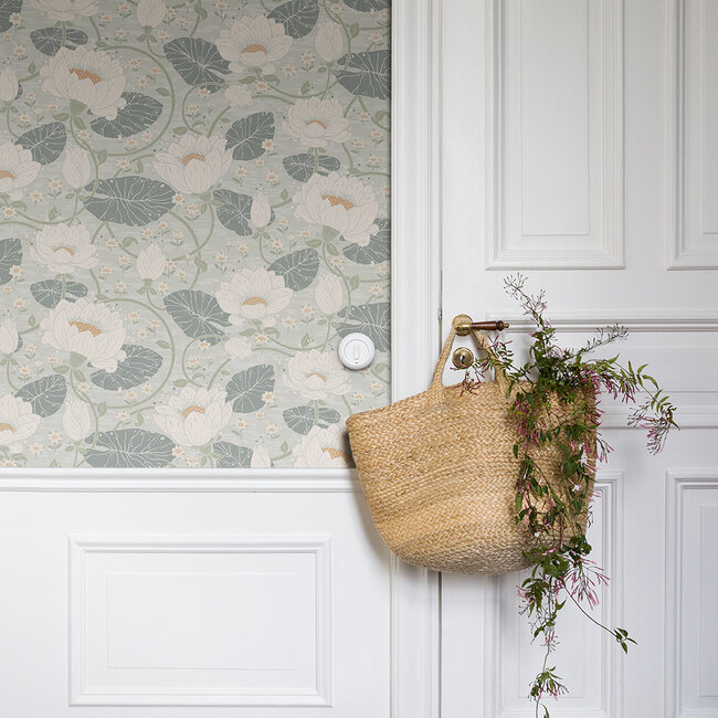 Dutch Wallcoverings Dutch Wallcoverings - FC Hjärterum- Eva grijs - Vliesbehang - 10m x 53cm - 83121