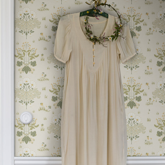 Dutch Wallcoverings Dutch Wallcoverings - FC Hjärterum- Edla wit - Vliesbehang - 10m x 53cm - 83133