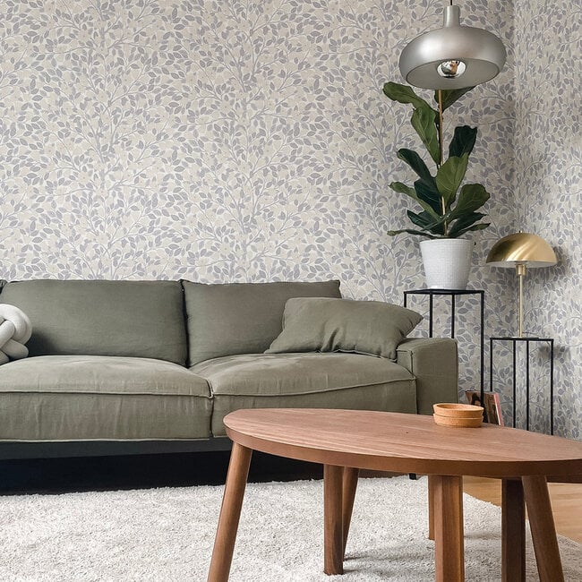 Dutch Wallcoverings Dutch Wallcoverings - FC Klara & Tove- Magnolia Yellow - Vliesbehang - 10m x 53cm - 26008