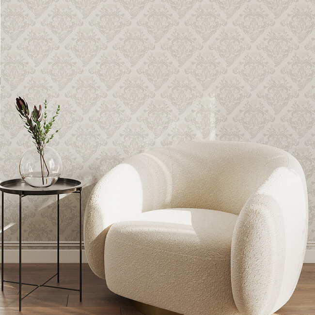 Dutch Wallcoverings Dutch Wallcoverings - FC Klara & Tove- Frodas Beige - Vliesbehang - 10m x 53cm - 26010