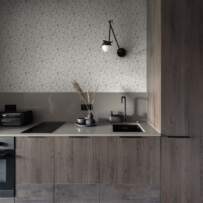 Dutch Wallcoverings Dutch Wallcoverings - FC Klara & Tove- Blåklocka White - Vliesbehang - 10m x 53cm - 26012