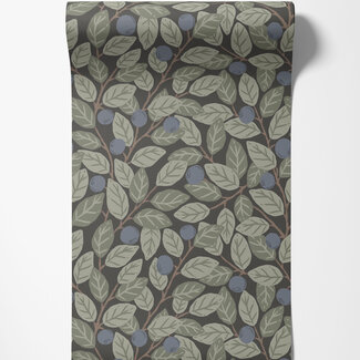 Dutch Wallcoverings Dutch Wallcoverings - FC Klara & Tove- Blåbär big Dark blue - 26016