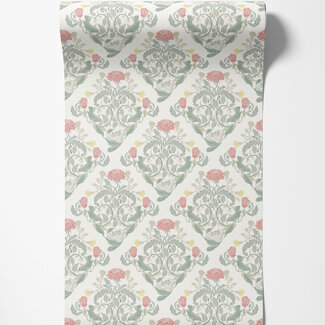 Dutch Wallcoverings Dutch Wallcoverings - FC Klara & Tove- Frodas Green/red - 26029