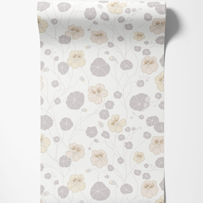 Dutch Wallcoverings Dutch Wallcoverings - FC Langenas- Krasseslinga White - Vliesbehang - 10m x 53cm - 12301