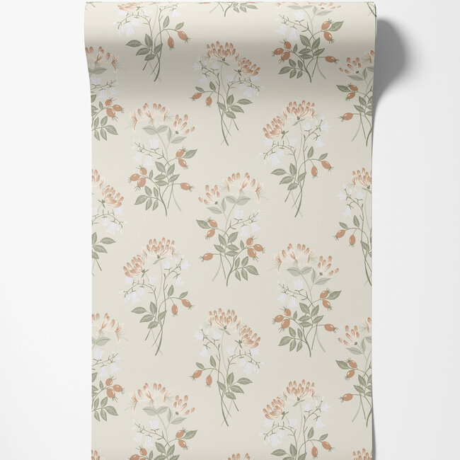 Dutch Wallcoverings Dutch Wallcoverings - FC Langenas- Kaprifol Light yellow - Vliesbehang - 10m x 53cm - 12307