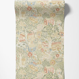 Dutch Wallcoverings Dutch Wallcoverings - FC Langtan- Bygga Bo Multi light - 63001