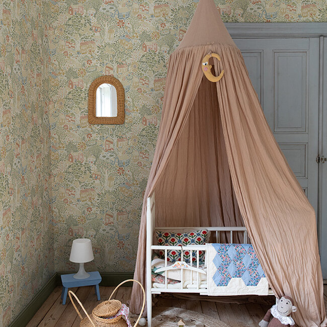 Dutch Wallcoverings Dutch Wallcoverings - FC Langtan- Bygga Bo Multi light - Vliesbehang - 10m x 53cm - 63001