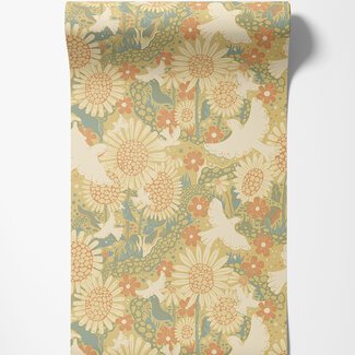 Dutch Wallcoverings Dutch Wallcoverings - FC Langtan- Drömma Yellow - 63008