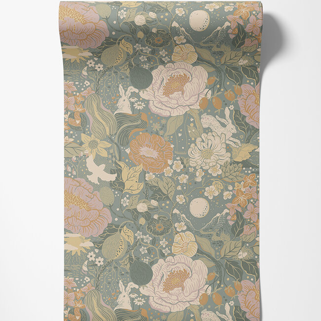 Dutch Wallcoverings Dutch Wallcoverings - FC Langtan- Växa Dark grey - Vliesbehang - 10m x 53cm - 63016