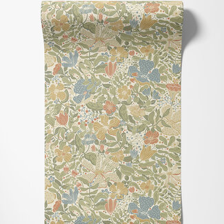 Dutch Wallcoverings Dutch Wallcoverings - FC Langtan- Midsommar Multi green - 63017