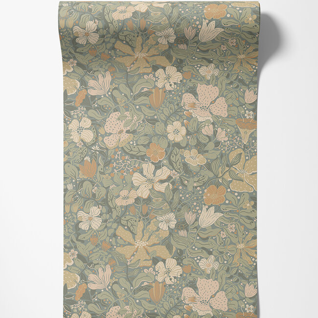 Dutch Wallcoverings Dutch Wallcoverings - FC Langtan- Midsommar Grey - Vliesbehang - 10m x 53cm - 63020