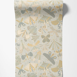 Dutch Wallcoverings Dutch Wallcoverings - FC Langtan- Flyga Light grey - 63025