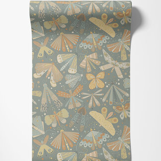 Dutch Wallcoverings Dutch Wallcoverings - FC Langtan- Flyga Grey - 63026