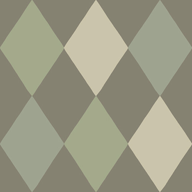 Dutch Wallcoverings Dutch Wallcoverings - FC Langtan- Kalas Dark green - Vliesbehang - 10m x 53cm - 63028