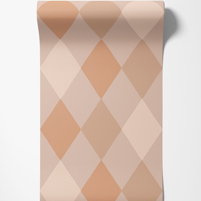 Dutch Wallcoverings Dutch Wallcoverings - FC Langtan- Kalas Pink - Vliesbehang - 10m x 53cm - 63029