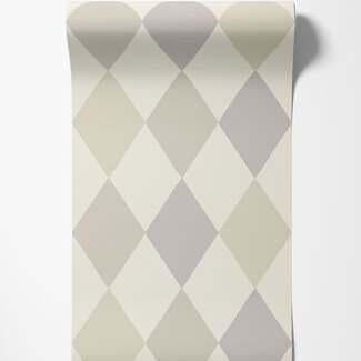 Dutch Wallcoverings Dutch Wallcoverings - FC Langtan- Kalas Grey/lilac - 63033