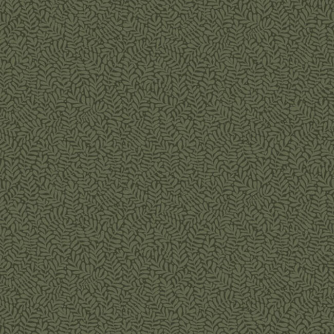 Dutch Wallcoverings Dutch Wallcoverings - FC Lina- Anna Dark green - Vliesbehang - 10m x 53cm - 55000