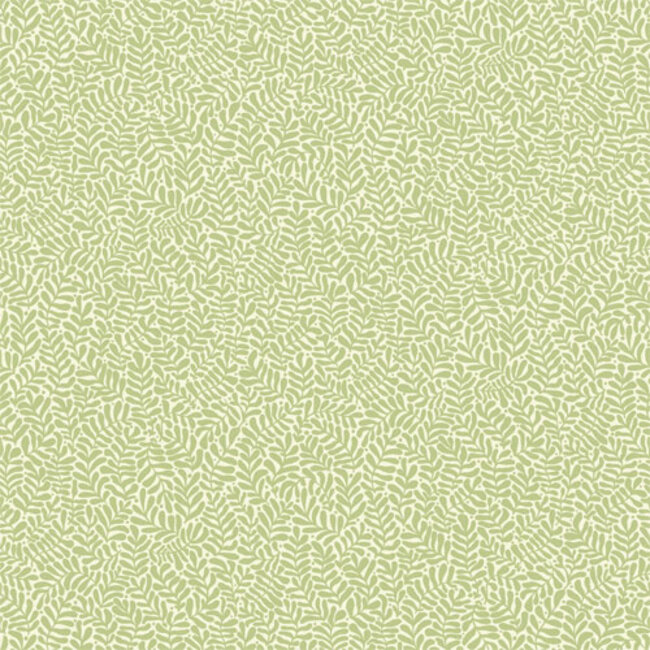 Dutch Wallcoverings Dutch Wallcoverings - FC Lina- Anna Light green - Vliesbehang - 10m x 53cm - 55001