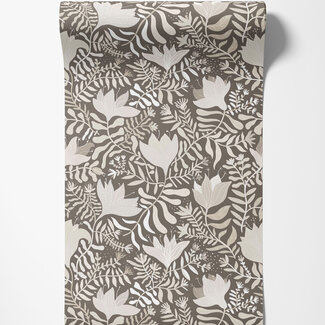 Dutch Wallcoverings Dutch Wallcoverings - FC Lina- Brita Grey - 55006