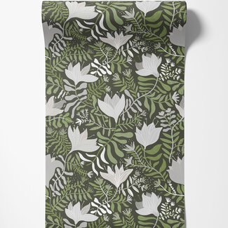 Dutch Wallcoverings Dutch Wallcoverings - FC Lina- Brita Green - 55008