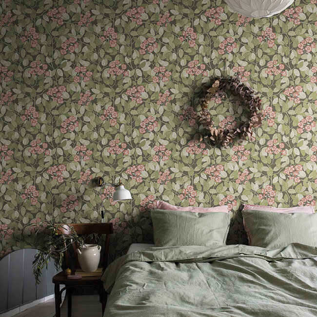 Dutch Wallcoverings Dutch Wallcoverings - FC Lina- Henni Pink - Vliesbehang - 10m x 53cm - 55017