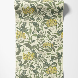 Dutch Wallcoverings Dutch Wallcoverings - FC Lina- Hybbe Light green - 55023