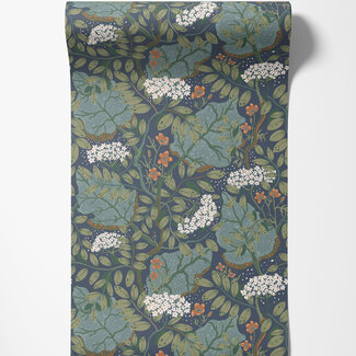 Dutch Wallcoverings Dutch Wallcoverings - FC Lina- Ulla-Britt Blue - 55028